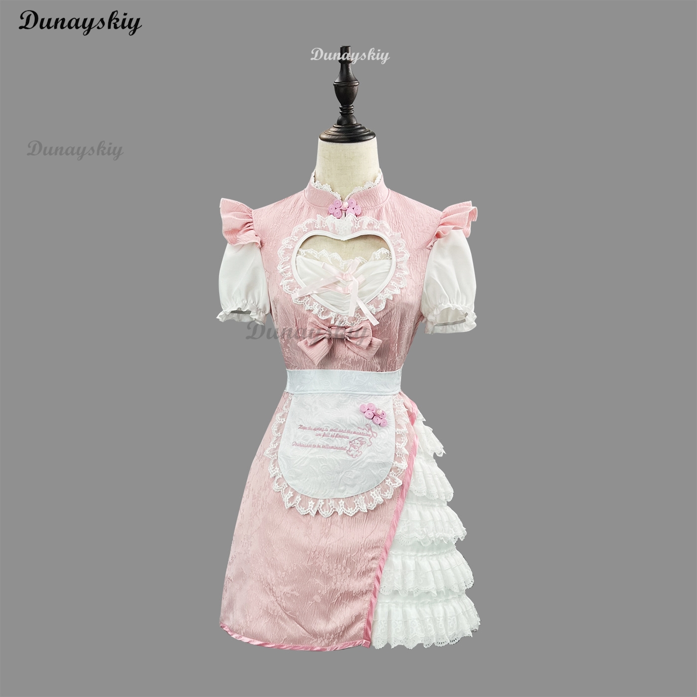 Gaun Cheongsam Modern Warna Pi - Anime Cosplay Event 2025 ulasan dan harga