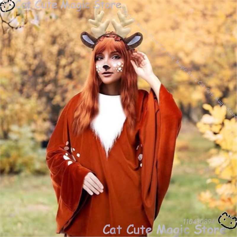Jubah Rusa Hutan Natal 2025 Co - Anime Cosplay Event 2025 ulasan dan harga