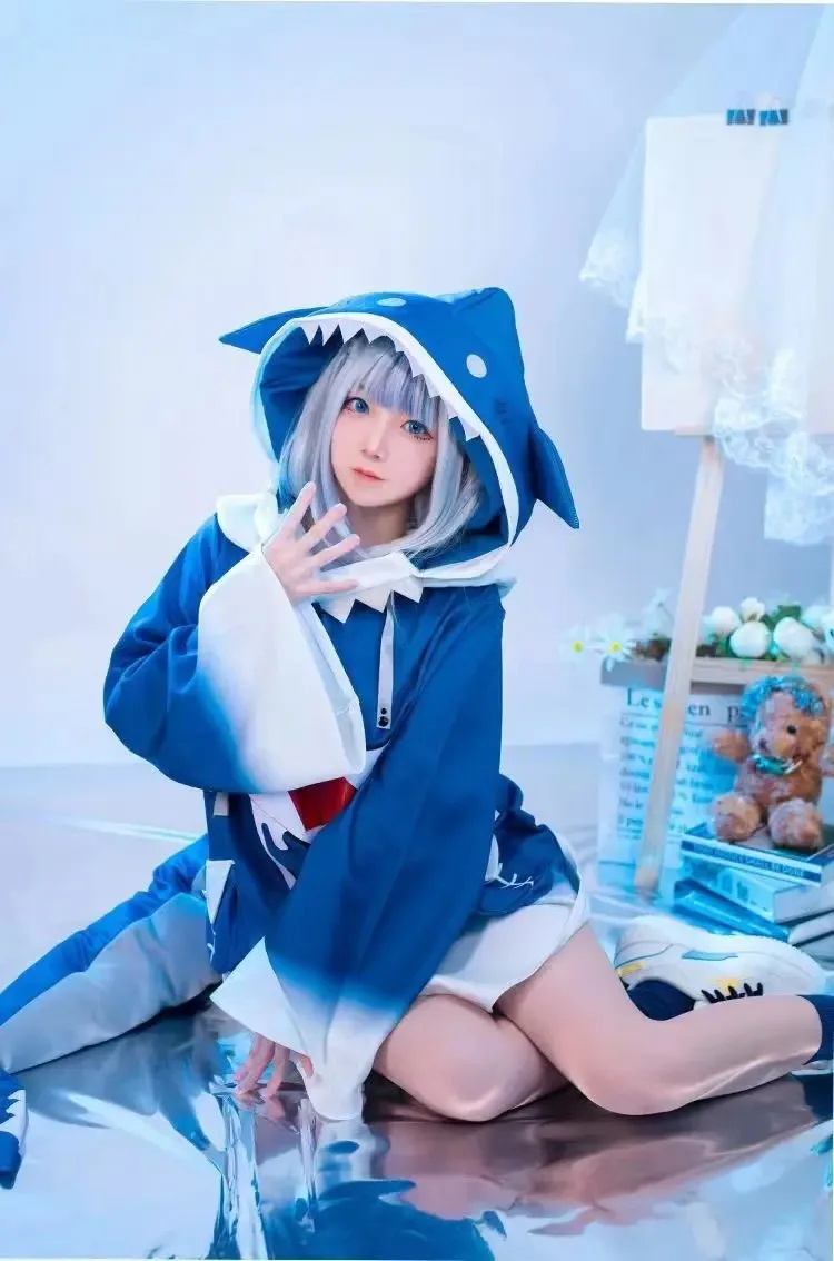Kostum Cosplay Hololive ENG Ga - Anime Cosplay Youtube ulasan dan harga