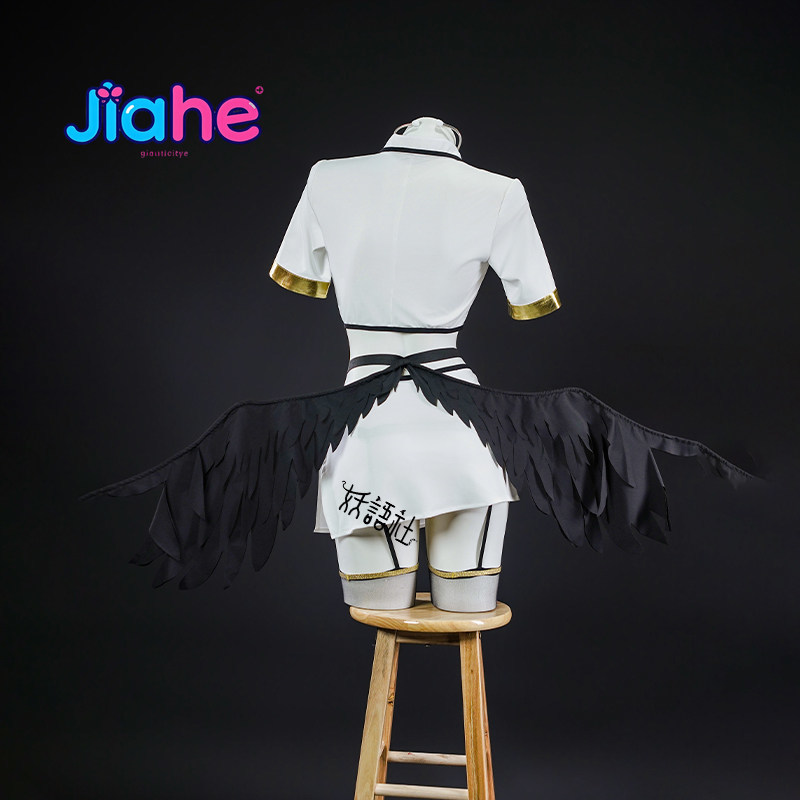 Kostum Cosplay Anime Overlord  - Anime Cosplay Albedo ulasan dan harga