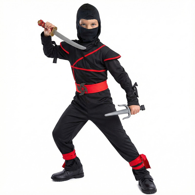 Kostum Samurai Jepang untuk An - Anime Cosplay Kid ulasan dan harga